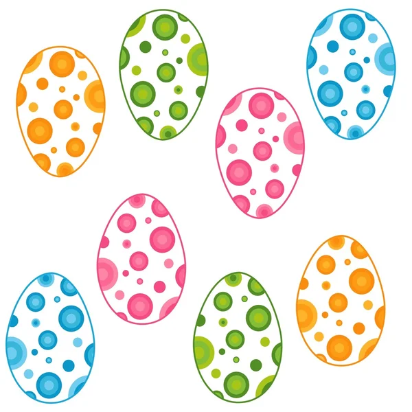 Easter eggs — Stock Vector