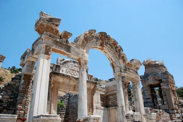 Temple of Hadrian, Ephesus, Turkey, Stock Photo