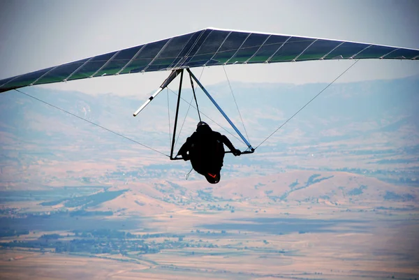 Parachutiste sur le ciel — Photo