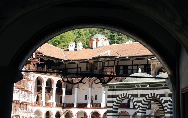 Mosteiro de São João Rilski, Montanha Rila, Bulgária — Fotografia de Stock