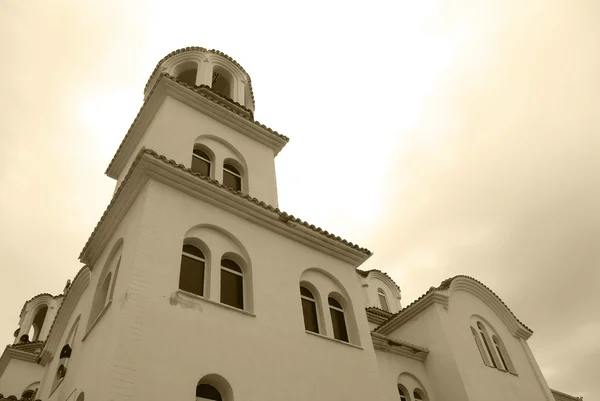 Ortodoxa kyrkan i paralia, Grekland — Stockfoto