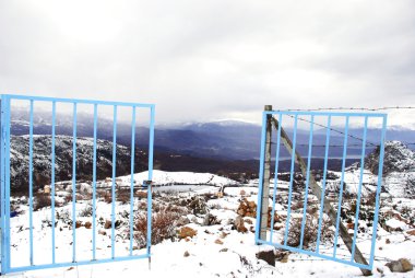 Makedonya dan dağ manzarası