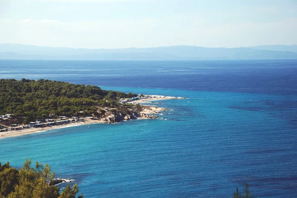 Paisaje costero de Grecia — Foto de Stock