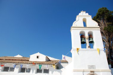 vlacherna Manastırı ve fare ada Korfu, Yunanistan