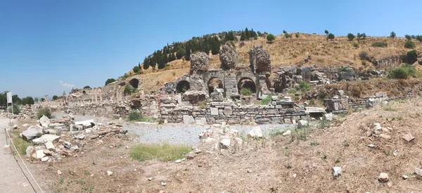 Pijlers in Efeze, izmir, Turkije, Midden-Oosten — Stockfoto
