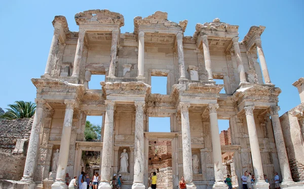 Biblioteka Celsjusza w efesus w pobliżu izmir, Turcja — Zdjęcie stockowe