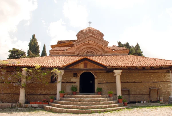 Christelijke kerk in ohrid, Macedonië Rechtenvrije Stockafbeeldingen
