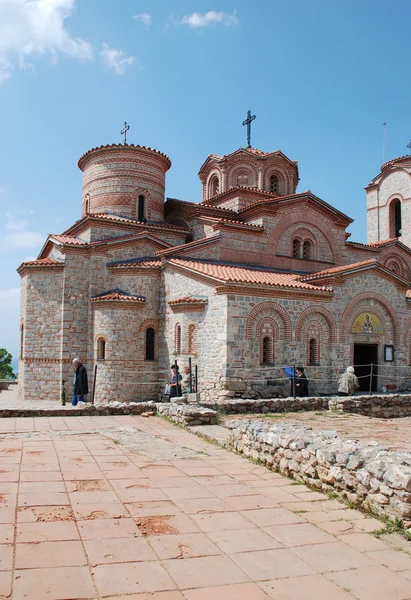 Sedivy kostel St - st panteleimon, plaosnik, ohrid, Makedonie — Stock fotografie