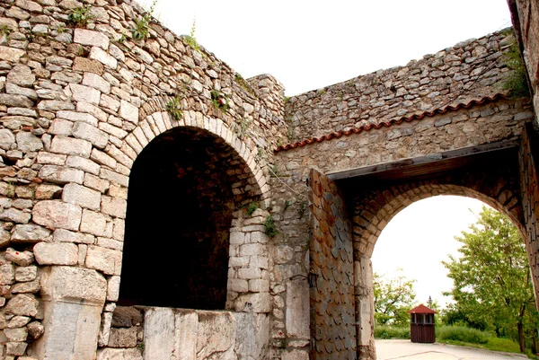 Partie de la forteresse Samuel s à Ohrid, Macédoine — Photo