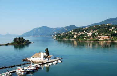 Manastır vlahelna, Korfu, corfu Island, Yunanistan