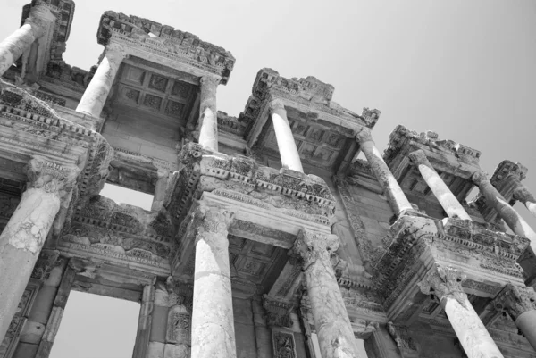 Biblioteca Celsius a Efesus vicino a Smirne, Turchia — Foto Stock