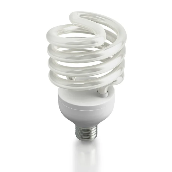 Modern ecological fluorescent light bulb — Stock Photo, Image