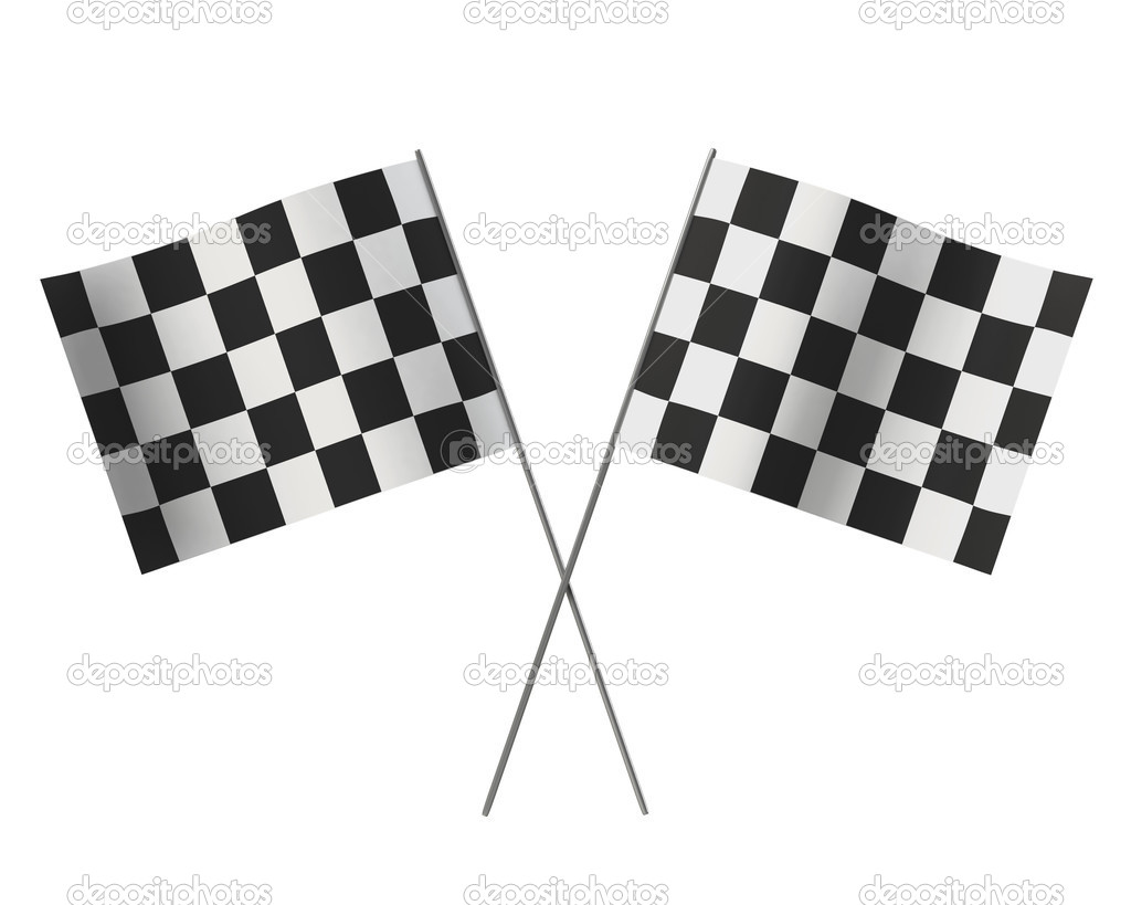 Winners crossed checkered flags