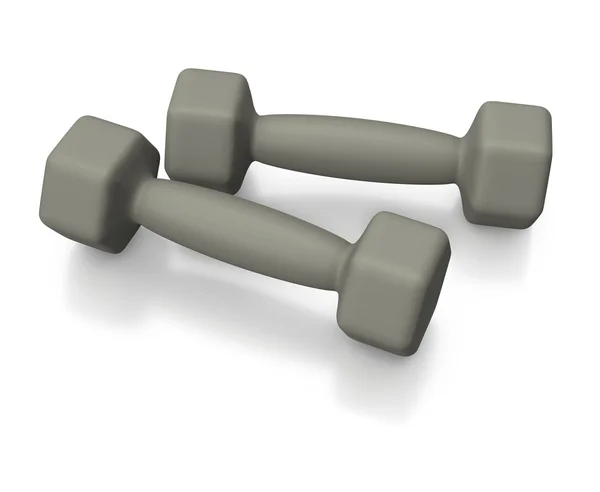 Kis Barbells életmód tréning — Stock Fotó