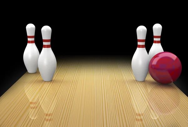 On pin bowling yedek büyük kulaklar denir — Stok fotoğraf