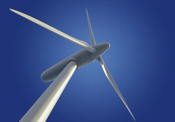 Single wind turbine or generator — Stock Photo, Image