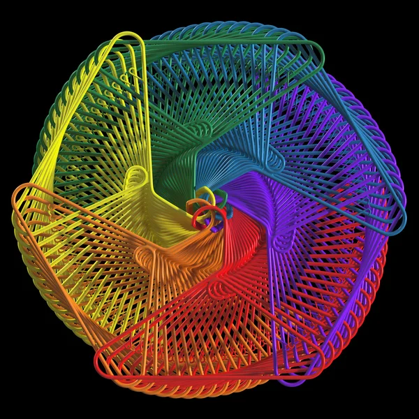 Каїдоскоп розташування кольорових вішалок Ліцензійні Стокові Зображення