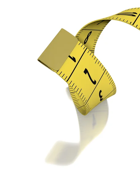 Tape measure for healthy lifestyle — Stock Photo, Image