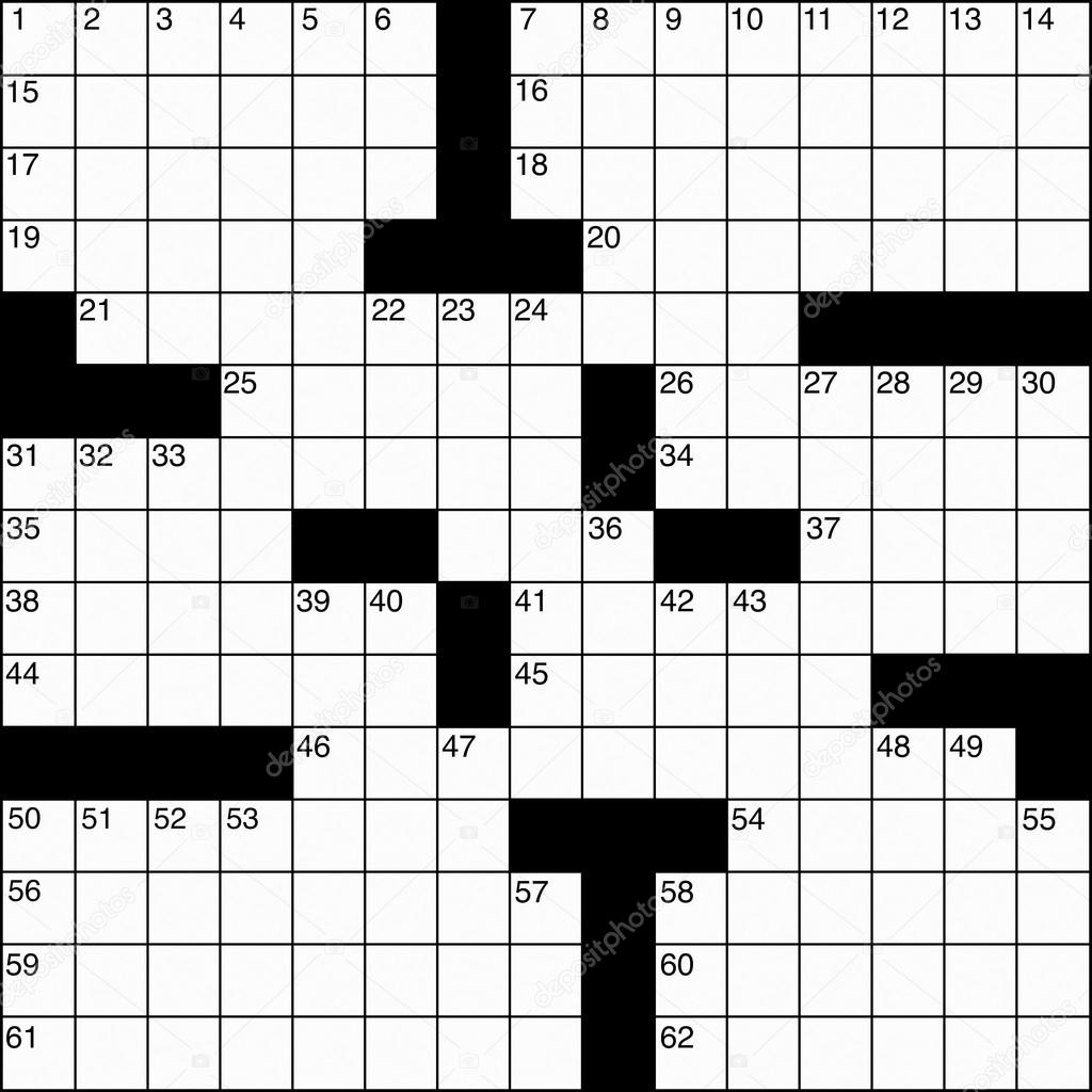 Complete reproduction view of crossword puzzle