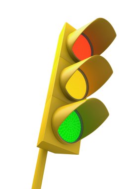 Durma git ampul beyaz izole