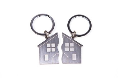 ev şeklinde anahtar zinciri