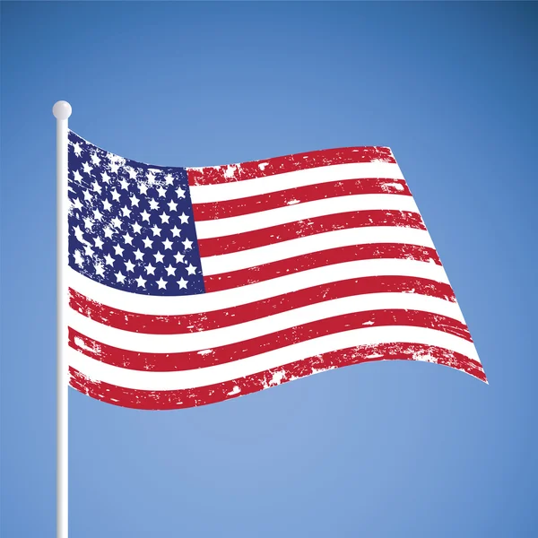 アメリカ国旗です — ストックベクタ