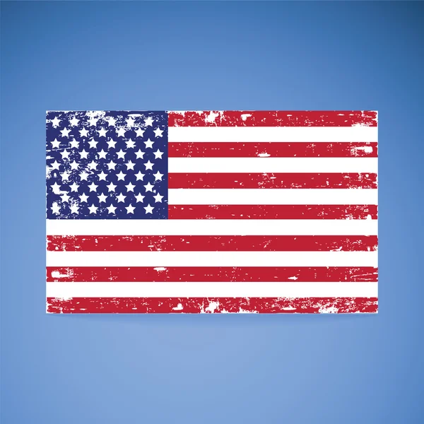 Bandera de los estados unidos — Vector de stock