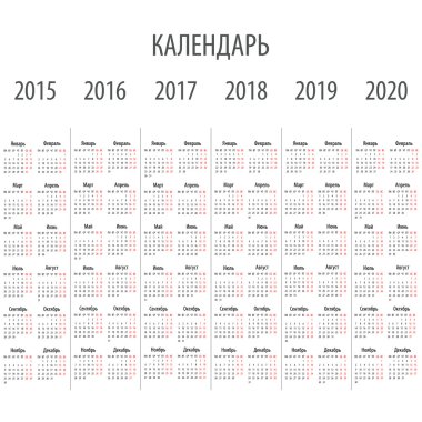 Rus takvimi.