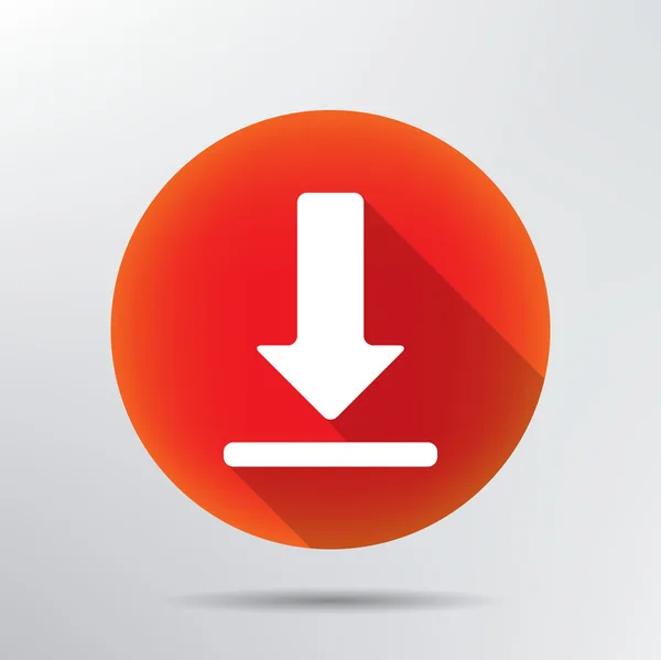 Arrow download icon. — Stock Vector