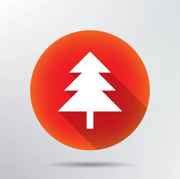 Fir tree pictogram. — Stockvector