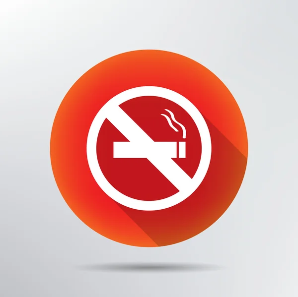 No fumar icono . — Archivo Imágenes Vectoriales