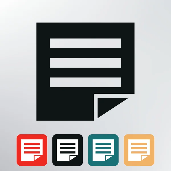 Document icon. — Stock Vector