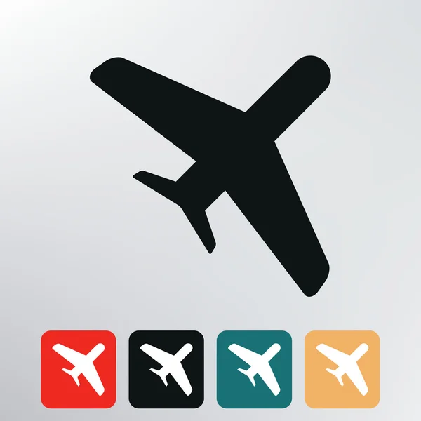 Airplane icon. — Stock Vector