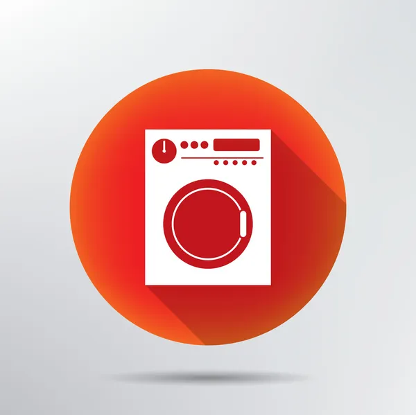 Icona della lavatrice. — Vettoriale Stock