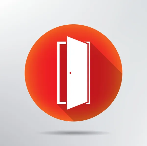 Icono de puerta . — Vector de stock