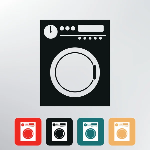 Washing machine icon. — Stock Vector