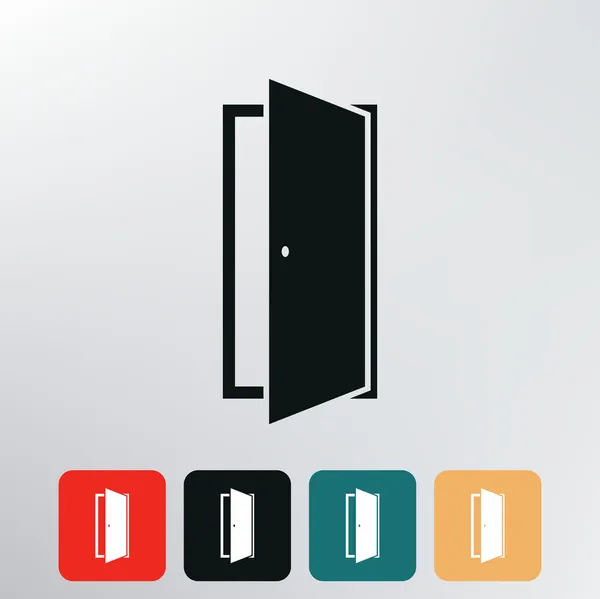 Icono de puerta . — Vector de stock