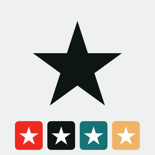 Star icon. — Stock Vector