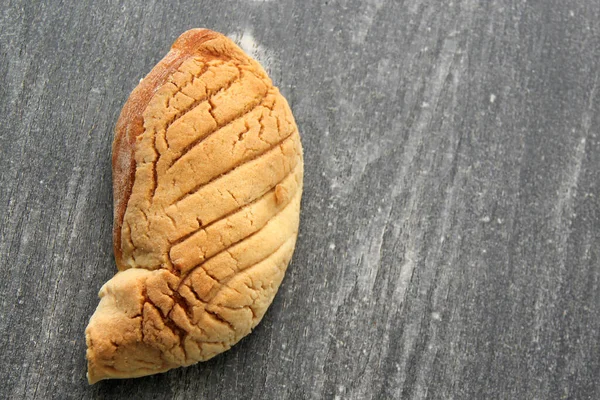 Свіжий Пухнастий Солодкий Хліб Набитий Мексиканським Міським Сиром Гусано Дерев — стокове фото