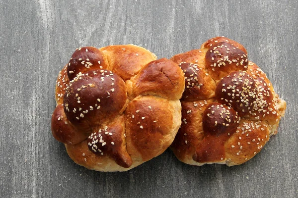 Délicieux Moelleux Fraîchement Fait Maison Pan Muerto Avec Des Graines — Photo