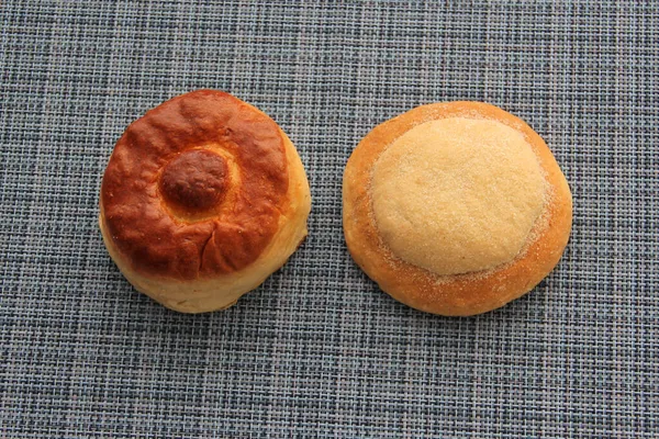Mexický Sladký Chléb Jako Sušenka Croissant Strouhaný Nadýchaný Červ Čerstvý — Stock fotografie
