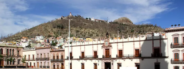 Cathédrale Basilique Centre Ville Zacatecas Mexique Premier Tableau Entouré Bâtiments — Photo
