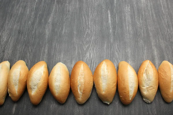 Φρέσκο Αφράτο Νόστιμο Φρεσκομαγειρεμένο Αλεύρι Σιταριού Μεξικάνικο Ψωμί Bolillo Λευκό — Φωτογραφία Αρχείου