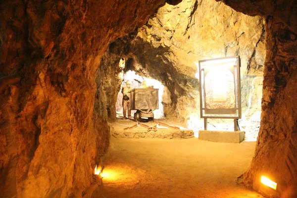 Mina Plata Subterránea Patrimonio Minero Ciudad Zacatecas México Donde Pueden —  Fotos de Stock