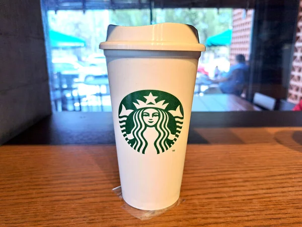 Mexico State Mexico May 2022 Starbucks Coffee Chain Born Seattle —  Fotos de Stock