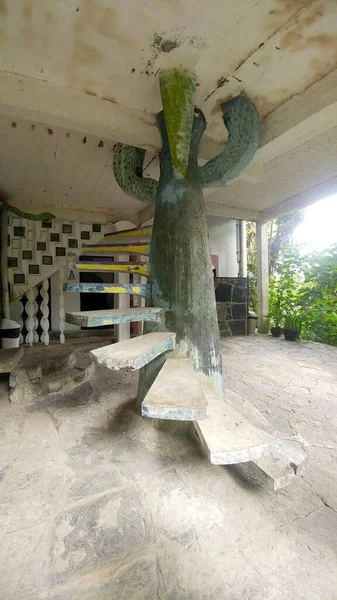 Xilitla Mexico Oktober 2016 Edward James Sculpture Garden Las Pozas - Stock-foto