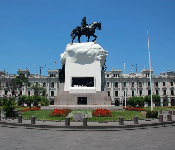 Plaza San Martin City Lima Capital Peru South America —  Fotos de Stock