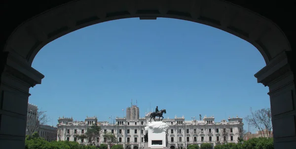 Plaza San Martin City Lima Capital Peru South America — Stockfoto