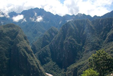 Machu Picchu, ancient Inca city, one of the most precious treasures of Peru. Means old mountain, a tourist destination considered one of the seven new wonders of the modern world and a world heritage