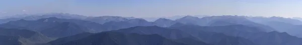 Naturalny Krajobraz Pasma Górskiego Zdjęcie Panoramiczne — Zdjęcie stockowe